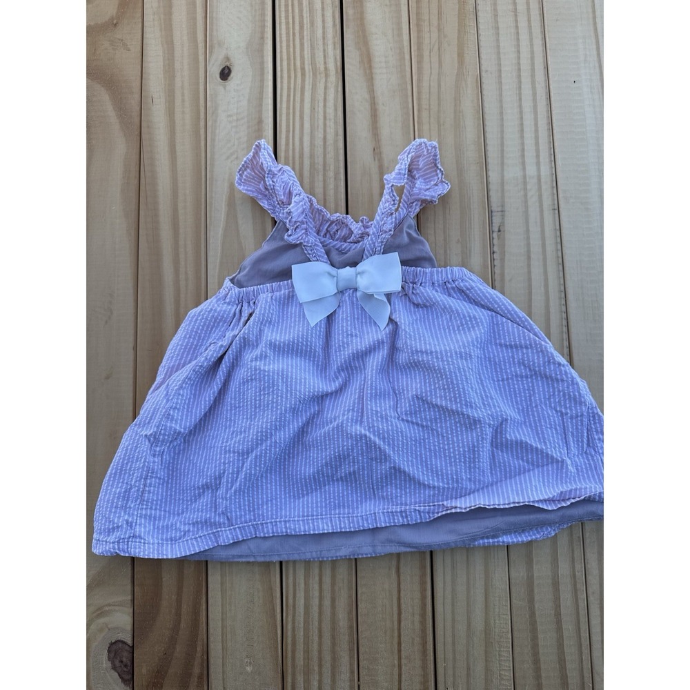 Catherine Malandrino Toddler Girl Striped Sundress 3t Embroidered Flowers - Picture 9 of 13
